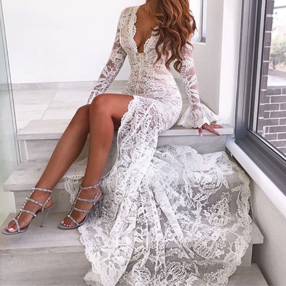 White Runway Rafaela Gown